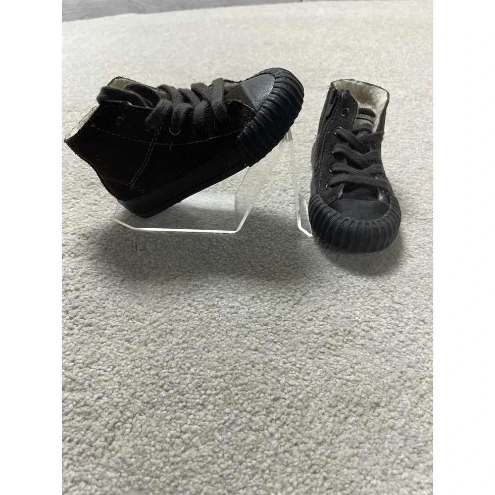 Zara‎ Baby Dream Big Toddler Size 4 Brown Suede High Tops